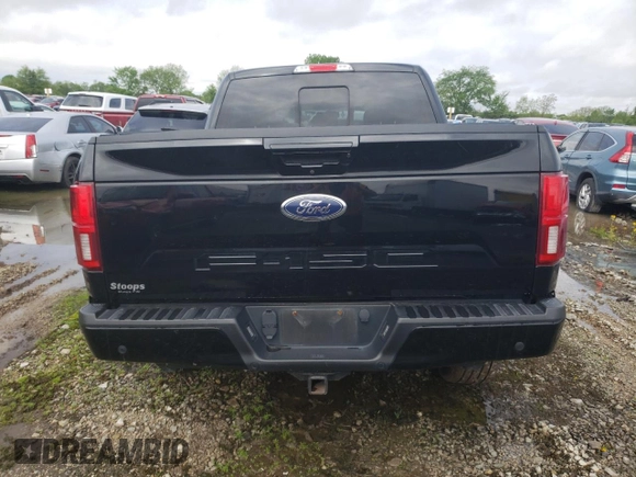 2018 Ford F-150 XL with VIN 1FTFW1E17JFD68061, listed as a Copart auction lot 53509535 with 189,189 mi miles and Salvage title. Bid and sale history available at DreamBid. Image 6.