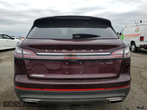 2020 Lincoln Nautilus Reserve z VIN 2LMPJ8KPXLBL34009, wystawiony jako Copart lot #52886625 z przebiegiem 36 879 mil mil oraz Szkoda całkowita • Salvage title. Historia ofert i sprzedaży dostępna na DreamBid. Obrazek 6.