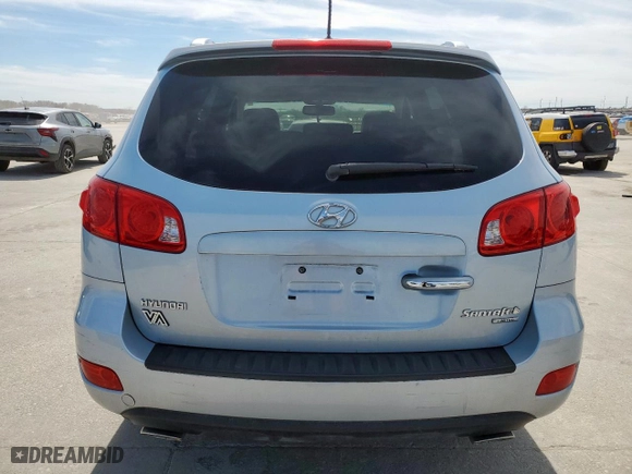 2008 Hyundai Santa Fe SE with VIN 5NMSH13E48H151501, listed as a Copart auction lot 48933235 with 91,614 mi miles and Clean Title. Bid and sale history available at carsss.com. Image 6.