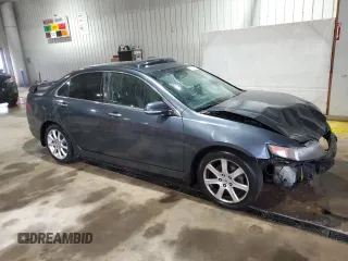 2006 Acura TSX Navi with VIN JH4CL96966C002968, listed as a Copart auction lot 51746805 with 343,967 mi miles and Salvage Title. Bid and sale history available at carsss.com. Image 4.