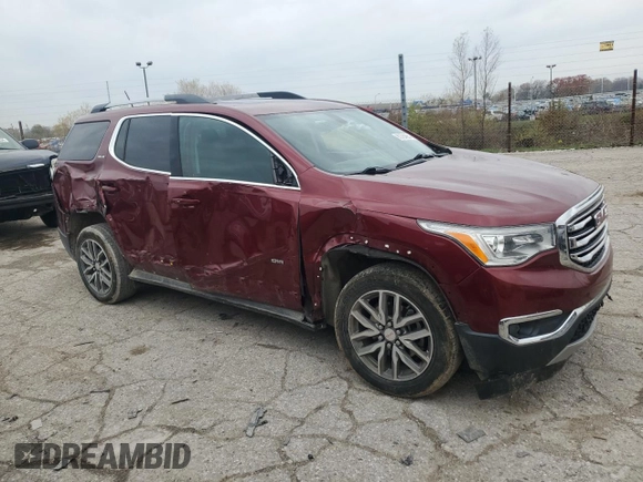 2018 GMC Acadia SLE with VIN 1GKKNLLSXJZ216805, listed as a Copart auction lot 80724664 with 75,004 mi miles and Salvage Title. Bid and sale history available at DreamBid. Image 4.
