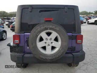 2018 Jeep Wrangler JK Unlimited Sport S with VIN 1C4BJWDG2JL837817, listed as a Copart auction lot 71153094 with 74,396 mi miles and Salvage Title. Bid and sale history available at carsss.com. Image 6.