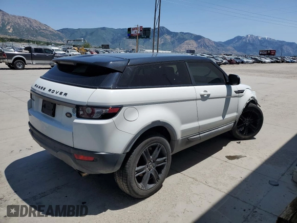 2013 Land Rover Range Rover Evoque Pure Plus with VIN SALVP1BGXDH808082, listed as a Copart auction lot 59418995 with 130,952 mi miles and Salvage title. Bid and sale history available at DreamBid. Image 3.