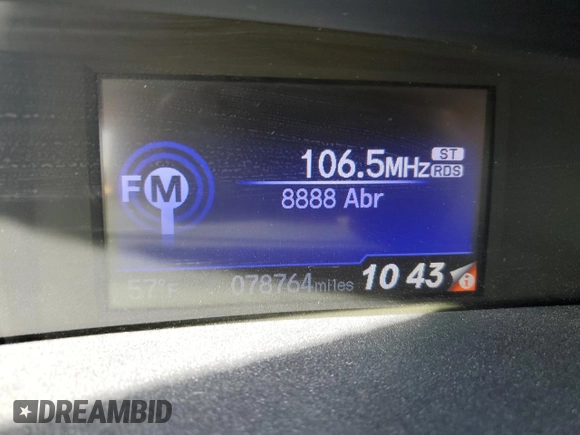 2015 Honda Civic EX with VIN 2HGFB2F80FH526907, listed as a Copart auction lot 46945025 with 78,764 mi miles and Salvage Title. Bid and sale history available at DreamBid. Image 9.