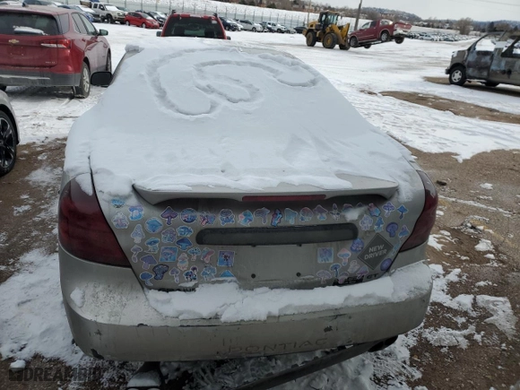 2007 Pontiac Grand Prix GT with VIN 2G2WR554671204832, listed as a Copart auction lot 41813685 with 0 mi miles and Salvage Title. Bid and sale history available at carsss.com. Image 6.