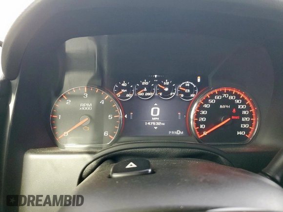 2015 GMC Yukon Denali with VIN 1GKS2CKJ2FR580533, listed as a Copart auction lot 48455205 with 147,532 mi miles and Salvage Title. Bid and sale history available at carsss.com. Image 9.