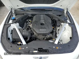 2023 Genesis G70 2.0T with VIN KMTG34TA0PU120130, listed as a Copart auction lot 74635014 with 20,374 mi miles and Non Repairable. Bid and sale history available at DreamBid. Image 11.
