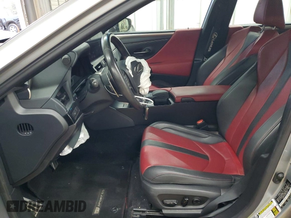 2022 Lexus ES 300h F Sport with VIN 58AGA1C1XNU014899, listed as a Copart auction lot 52629385 with Not provided miles and Salvage title. Bid and sale history available at DreamBid. Image 7.