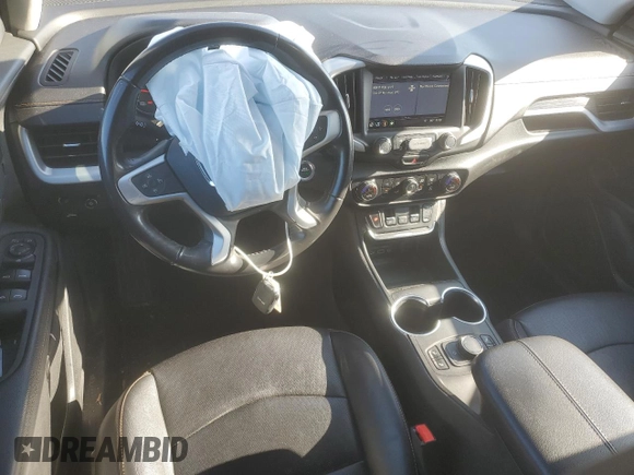 2019 GMC Terrain SLT with VIN 3GKALPEX6KL199253, listed as a Copart auction lot 45329885 with 59,557 mi miles and Salvage Title. Bid and sale history available at DreamBid. Image 8.