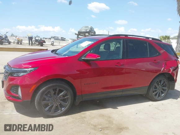 2024 Chevrolet Equinox RS with VIN 3GNAXMEG5RL363141, listed as a IAAI auction lot 41956791 with 10,134 mi miles and . Bid and sale history available at DreamBid. Image 14.