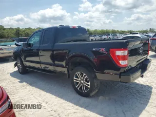 2023 Ford F-150 XL with VIN 1FTEX1EP1PFB25819, listed as a Copart auction lot 46221625 with 20,676 mi miles and Salvage title. Bid and sale history available at DreamBid. Image 2.