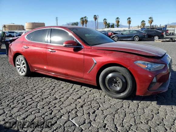 2019 Genesis G70 3.3T Advanced with VIN KMTG54LE2KU027924, listed as a Copart auction lot 42435405 with 47,200 mi miles and Salvage Title. Bid and sale history available at carsss.com. Image 4.