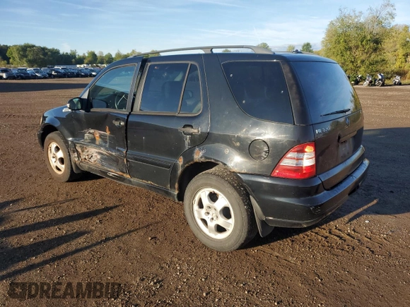 2003 Mercedes-Benz M-Class 3.2L with VIN 4JGAB54E03A378329, listed as a Copart auction lot 72962624 with 219,345 mi miles and Salvage Title. Bid and sale history available at carsss.com. Image 2.