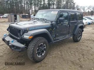 2024 Jeep Wrangler Rubicon X z VIN 1C4RJXR65RW143217, wystawiony jako Copart lot #49298355 z przebiegiem 21 819 mil mil oraz Szkoda całkowita • Salvage title. Historia ofert i sprzedaży dostępna na DreamBid. Obrazek 1.
