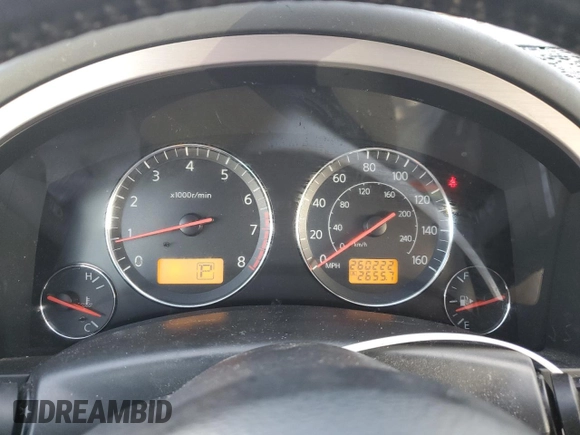2005 Infiniti FX с VIN JNRAS08U55X100373, выставлен на аукционе Copart как лот 87104814 с пробегом 260 222 миль миль и Чистый • Clean title. История ставок и продаж доступна на DreamBid. Изображение 9.