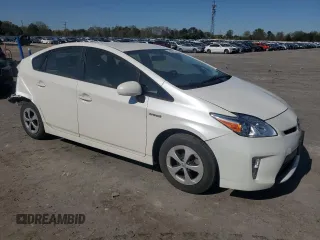 2013 Toyota Prius One with VIN JTDKN3DU2D5698273, listed as a Copart auction lot 52406715 with 127,697 mi miles and Salvage Title. Bid and sale history available at DreamBid. Image 4.