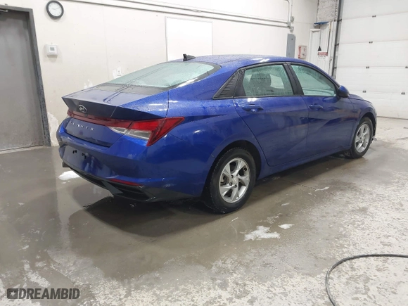 2022 Hyundai Elantra SE with VIN KMHLL4AG8NU368302, listed as a IAAI auction lot 41493595 with 56,823 mi miles. Bid and sale history available at carsss.com. Image 4.