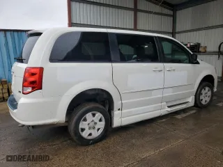 2012 Dodge Grand Caravan SE with VIN 2C4RDGBGXCR166924, listed as a Copart auction lot 51449425 with 192,931 mi miles and Clean Title. Bid and sale history available at carsss.com. Image 3.