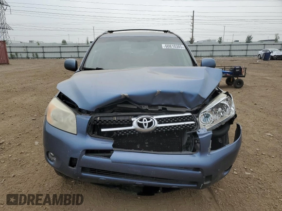 2008 Toyota RAV4 Limited with VIN JTMBD31V186089594, listed as a Copart auction lot 60810305 with 198,261 mi miles and Salvage title. Bid and sale history available at DreamBid. Image 5.