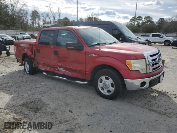 2009 Ford F-150 XL with VIN 1FTRW12899FA99085, listed as a Copart auction lot 45974495 with 62,758 mi miles and Salvage Title. Bid and sale history available at carsss.com. Image 4.