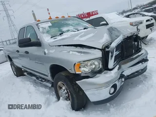 2005 Dodge Ram 3500 SLT with VIN 3D7LS38C45G825555, listed as a IAAI auction lot 41225480 with 111,757 mi miles. Bid and sale history available at carsss.com. Image 1.