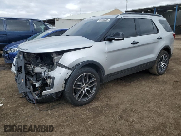 2016 Ford Explorer Sport with VIN 1FM5K8GT4GGC46495, listed as a Copart auction lot 51855625 with 117,632 mi miles and Salvage Title. Bid and sale history available at DreamBid. Image 1.