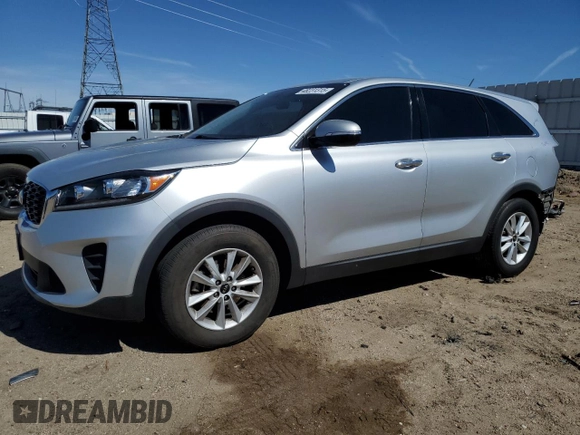 2019 Kia Sorento LX with VIN 5XYPG4A30KG449573, listed as a Copart auction lot 48231315 with 83,287 mi miles and Salvage Title. Bid and sale history available at carsss.com. Image 1.