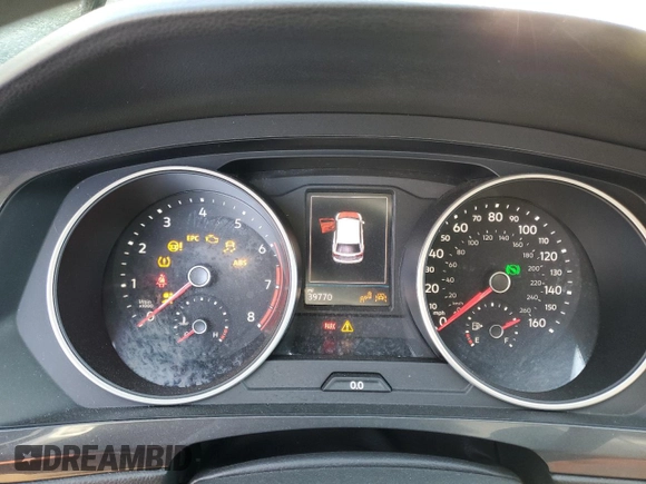 2020 Volkswagen Tiguan S with VIN 3VV0B7AX6LM066232, listed as a Copart auction lot 44961755 with 39,770 mi miles and Salvage title. Bid and sale history available at DreamBid. Image 9.