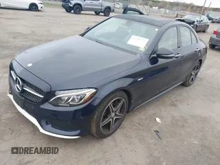 2016 Mercedes-Benz C 450 AMG with VIN 55SWF6EB1GU127291, listed as a IAAI auction lot 41930711 with 32,614 mi miles and . Bid and sale history available at carsss.com. Image 2.