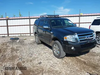 2014 Ford Expedition King Ranch with VIN 1FMJU1J57EEF01966, listed as a IAAI auction lot 42182150 with 123,433 mi miles and . Bid and sale history available at DreamBid. Image 1.