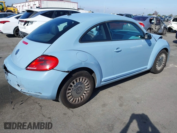 2013 Volkswagen Beetle with VIN 3VWHX7AT4DM667136, listed as a IAAI auction lot 41855778 with 120,300 mi miles and . Bid and sale history available at DreamBid. Image 4.