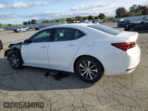 2017 Acura TLX with VIN 19UUB1F36HA004015, listed as a Copart auction lot 46739855 with 72,992 mi miles and Salvage Title. Bid and sale history available at carsss.com. Image 2.