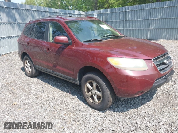 2007 Hyundai Santa Fe GLS z VIN 5NMSG13D87H013162, wystawiony jako IAAI lot #42399465 z przebiegiem 186 386 mil mil oraz . Historia ofert i sprzedaży dostępna na DreamBid. Obrazek 1.