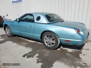 2002 Ford Thunderbird w/Hardtop Premium with VIN 1FAHP60A92Y127222, listed as a Copart auction lot 52820035 with 112,941 mi miles and Clean Title. Bid and sale history available at carsss.com. Image 2.