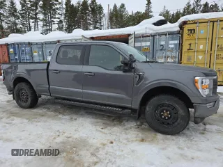 2022 Ford F-150 XL with VIN 1FTFW1E59NFB88380, listed as a Copart auction lot 46898615 with 41,802 mi miles and Salvage Title. Bid and sale history available at carsss.com. Image 4.
