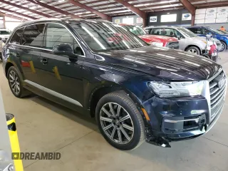 2017 Audi Q7 Premium Plus with VIN WA1LAAF75HD051156, listed as a Copart auction lot 56359105 with 131,306 mi miles and Clean Title. Bid and sale history available at DreamBid. Image 4.