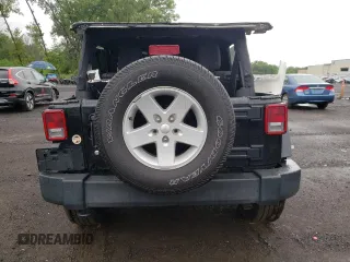 2017 Jeep Wrangler Unlimited Sport with VIN 1C4BJWDG7HL747010, listed as a Copart auction lot 64274405 with 61,602 mi miles and Salvage title. Bid and sale history available at DreamBid. Image 6.