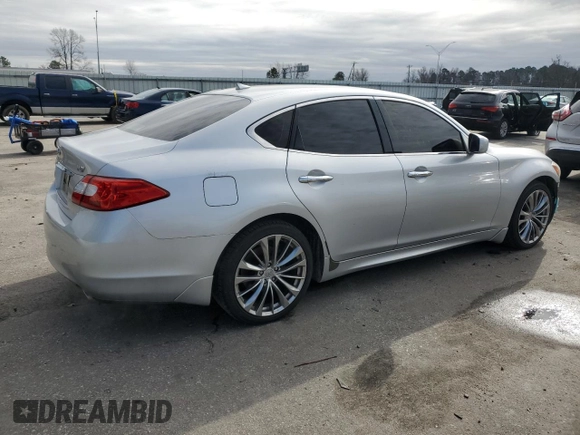 2012 Infiniti M37 with VIN JN1BY1AP6CM333483, listed as a Copart auction lot 85979394 with 199,770 mi miles and Salvage Title. Bid and sale history available at carsss.com. Image 3.