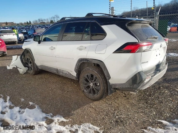2024 Toyota RAV4 Hybrid XSE with VIN 4T3E6RFV5RU164736, listed as a IAAI auction lot 41426977 with 11,964 mi miles. Bid and sale history available at carsss.com. Image 3.