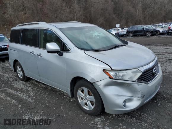 2016 Nissan Quest SV z VIN JN8AE2KP7G9151293, wystawiony jako Copart lot #48016985 z przebiegiem 171 691 mil mil oraz Czysty tytuł • Clean title. Historia ofert i sprzedaży dostępna na DreamBid. Obrazek 4.