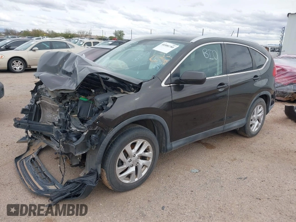 2015 Honda CR-V EX-L with VIN 2HKRM3H76FH513960, listed as a IAAI auction lot 40580780 with Not Provided miles. Bid and sale history available at carsss.com. Image 2.