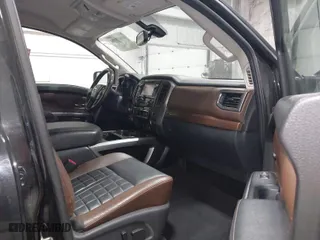 2017 Nissan Titan SV with VIN 1N6AA1E58HN502777, listed as a IAAI auction lot 41612504 with 142,920 mi miles. Bid and sale history available at carsss.com. Image 5.