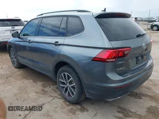 2021 Volkswagen Tiguan S with VIN 3VV0B7AX0MM017433, listed as a IAAI auction lot 42017125 with 54,624 mi miles and . Bid and sale history available at DreamBid. Image 3.