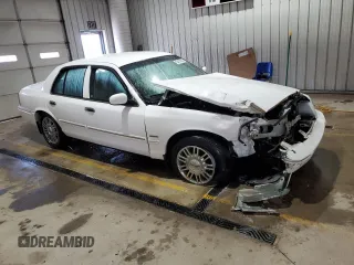 2009 Mercury Grand Marquis LS with VIN 2MEHM75VX9X618590, listed as a Copart auction lot 53475205 with 110,097 mi miles and Salvage Title. Bid and sale history available at carsss.com. Image 4.