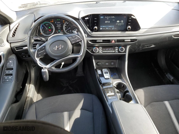 2021 Hyundai Sonata Hybrid SEL with VIN KMHL34JJ0MA022272, listed as a Copart auction lot 48867015 with 96,061 mi miles and Salvage Title. Bid and sale history available at carsss.com. Image 8.
