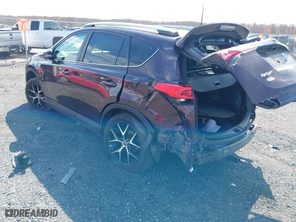 2016 Toyota RAV4 SE with VIN 2T3JFREV4GW533941, listed as a IAAI auction lot 41863201 with 90,421 mi miles. Bid and sale history available at carsss.com. Image 3.