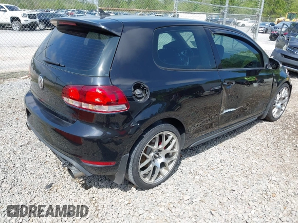 2012 Volkswagen GTI w/Conv & Sunroof with VIN WVWEV7AJ3CW280652, listed as a IAAI auction lot 41918574 with 131,720 mi miles and . Bid and sale history available at DreamBid. Image 4.