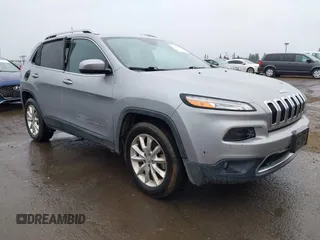 2017 Jeep Cherokee Limited with VIN 1C4PJMDBXHW520195, listed as a IAAI auction lot 41478980 with 125,285 mi miles. Bid and sale history available at carsss.com. Image 1.