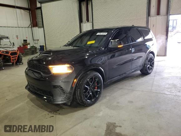 2023 Dodge Durango SRT Hellcat Premium with VIN 1C4SDJH92PC689375, listed as a Copart auction lot 43421075 with 657 mi miles and Clean Title. Bid and sale history available at DreamBid. Image 1.