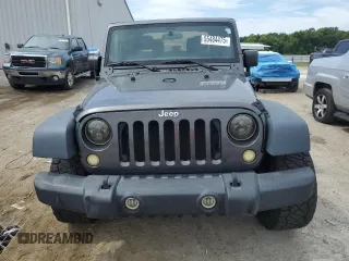 2018 Jeep Wrangler Sport S with VIN 1C4AJWAG7JL916447, listed as a Copart auction lot 55484475 with 55,136 mi miles and Salvage title. Bid and sale history available at DreamBid. Image 5.